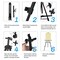 Artist Easel Stand, RRFTOK Metal Tripod Adjustable Easel for Painting Canvases Height from 21" to 66"with Reinforced Triangle,Carry Bag for Table-Top/Floor Drawing and Didplaying